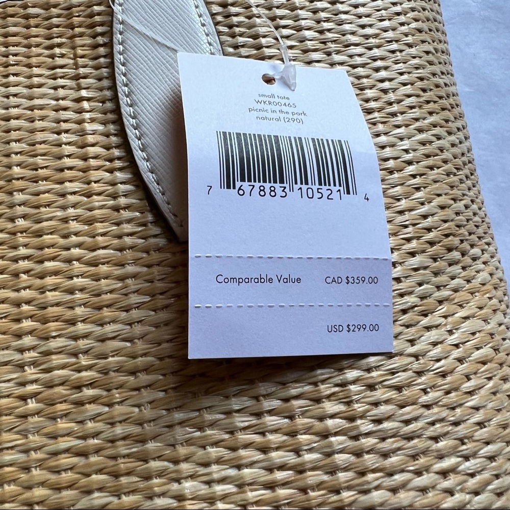 Kate Spade Picnic in the Park Small Tote Bag in Natural - Picture 13 of 16